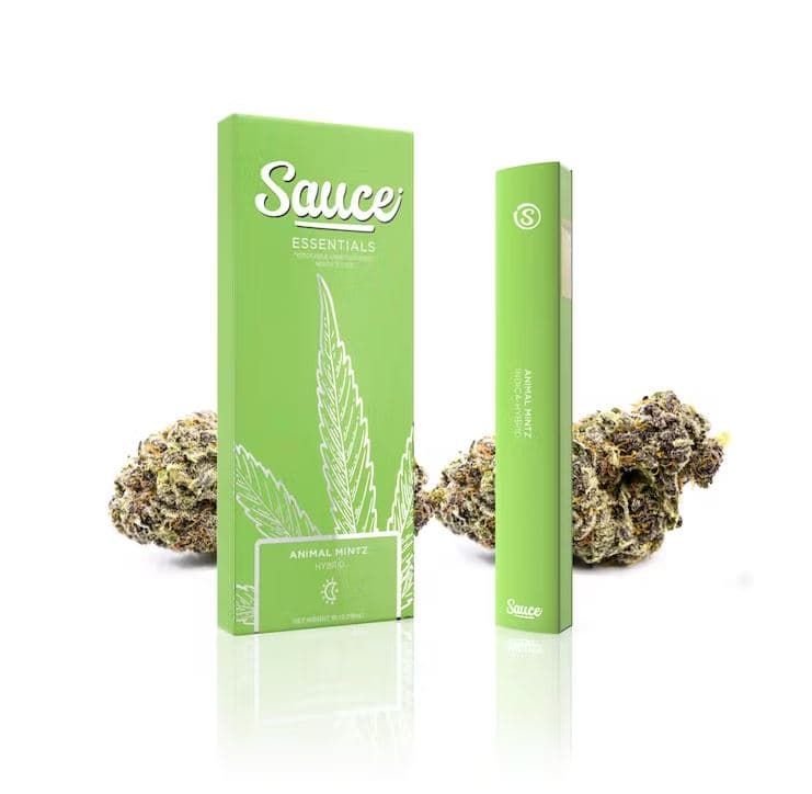 Sauce Essentials Animal Mintz Live Resin Disposable - Sauce