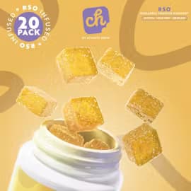 Chew Chew RSO Pineapple Toasted Coconut Gummies S 00980