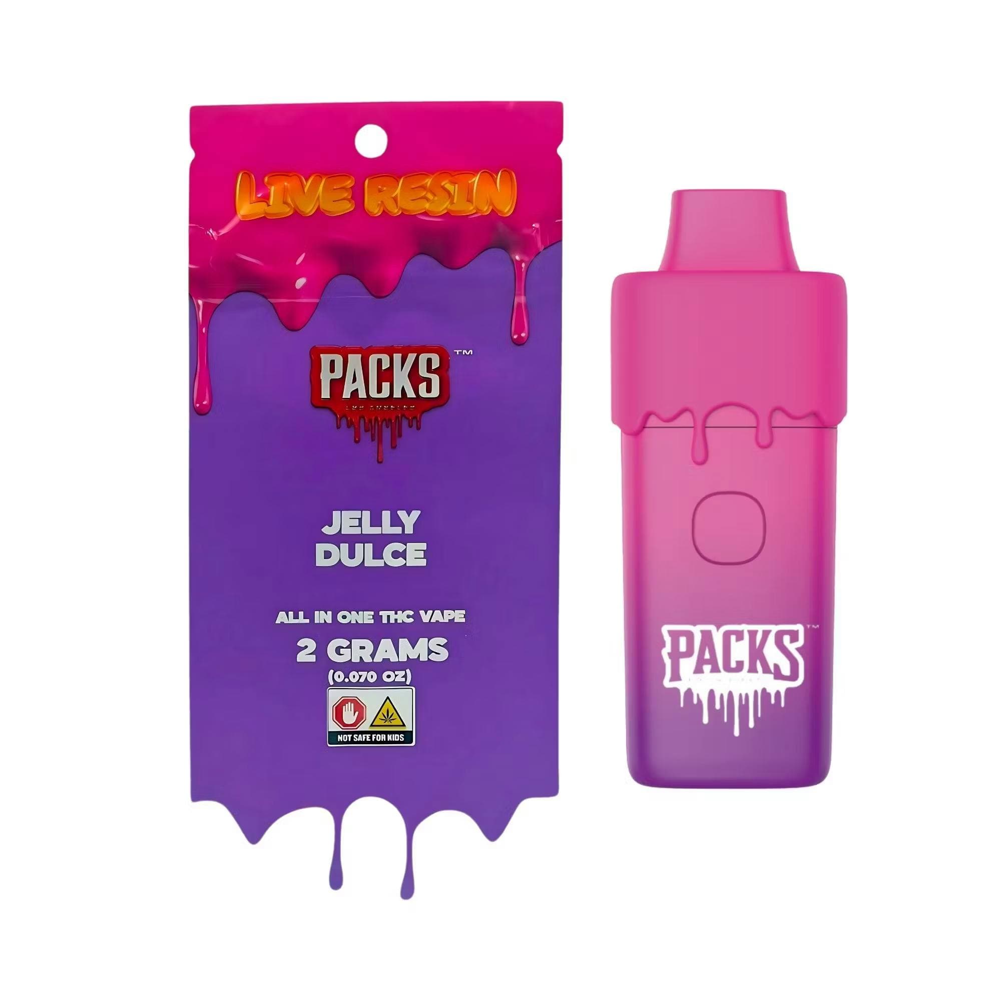 Packs Jelly Dulce | Live Resin Disposable | 2g