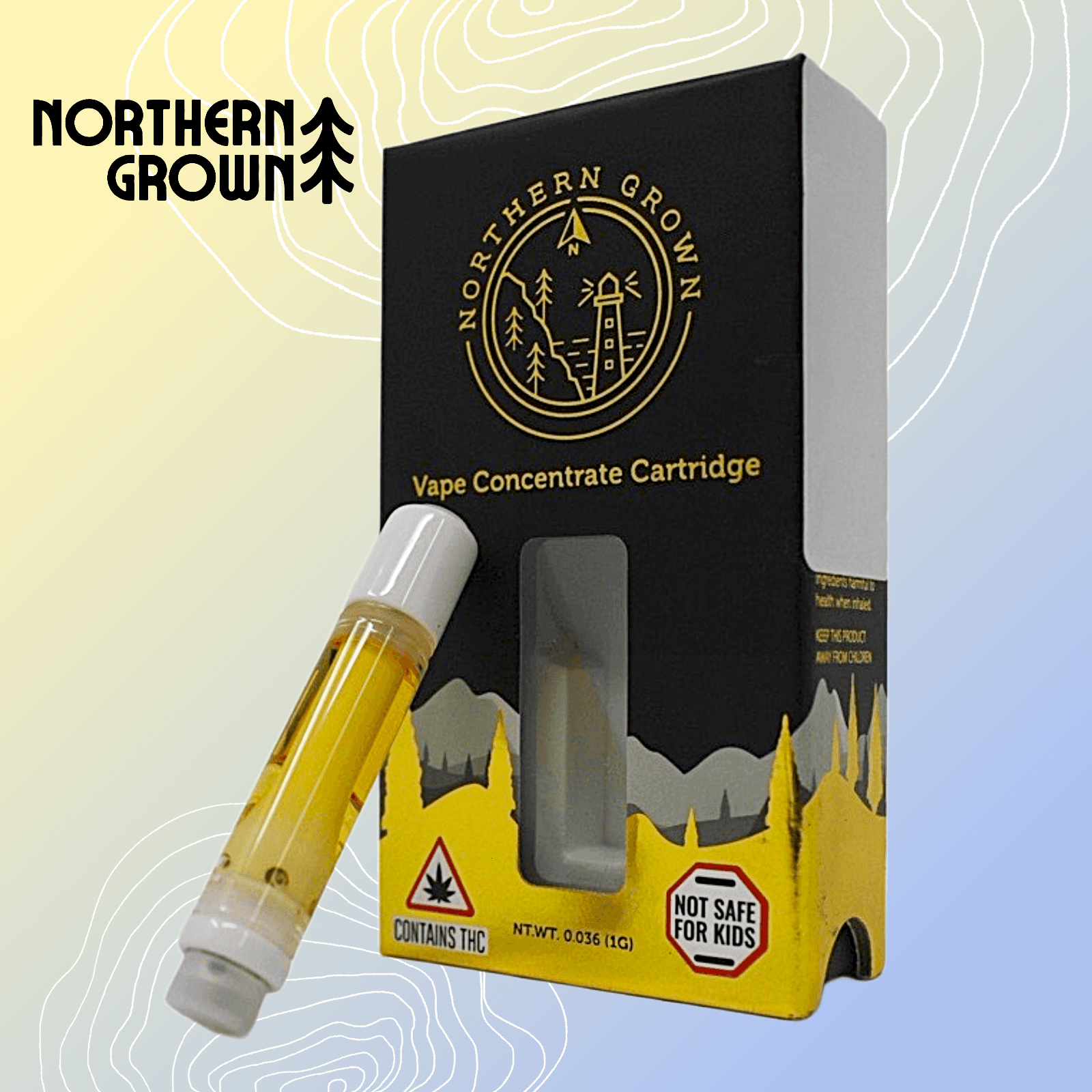 Northern Grown Northern Grown Northern Lights Distillate Cartridge