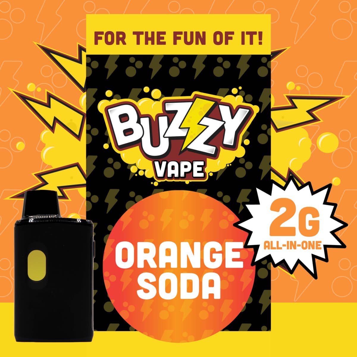 BZZY Orange Soda - Distillate Disposable