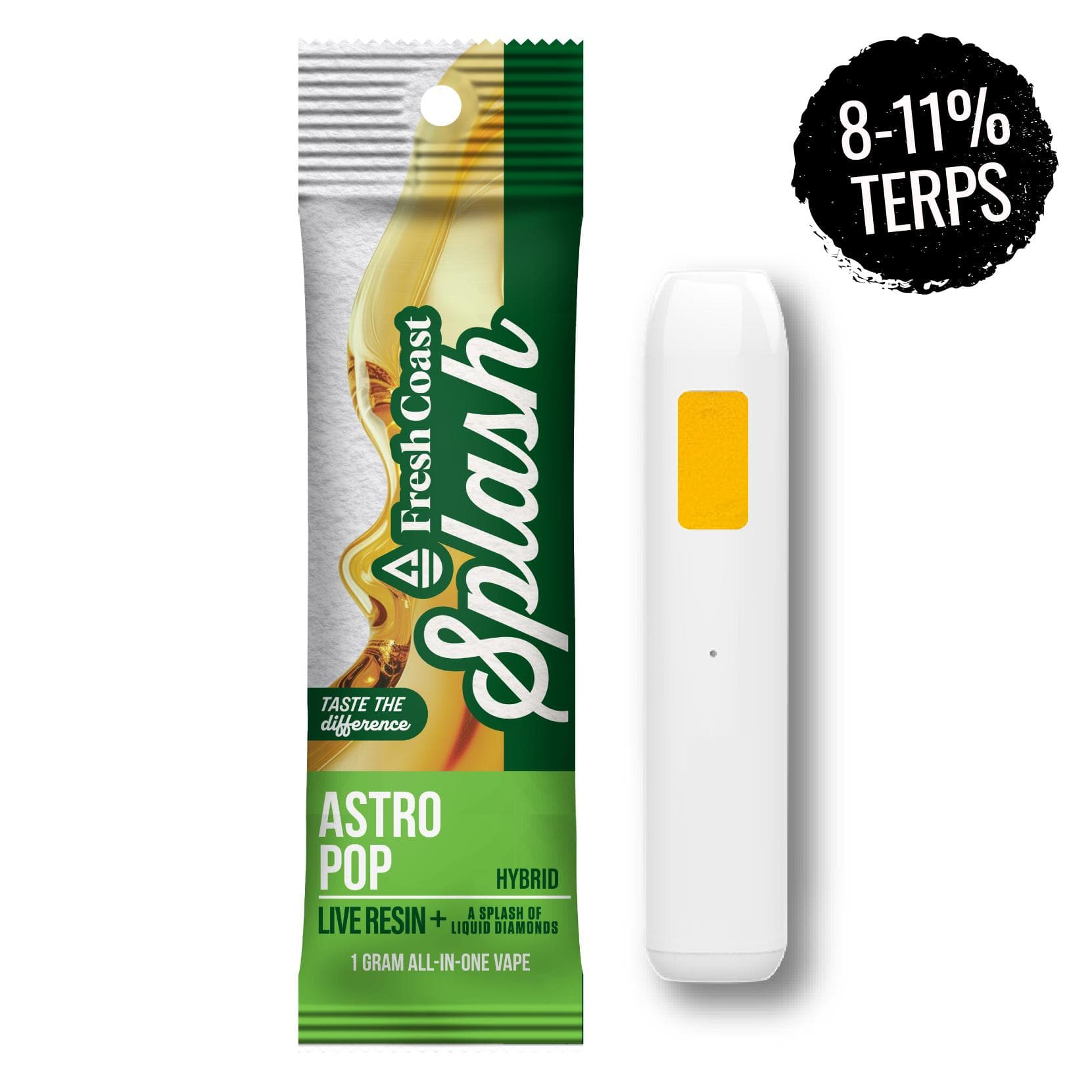 Fresh Coast Extracts Splash - Astro Pop - Live Resin All In One - Disposable - 2g