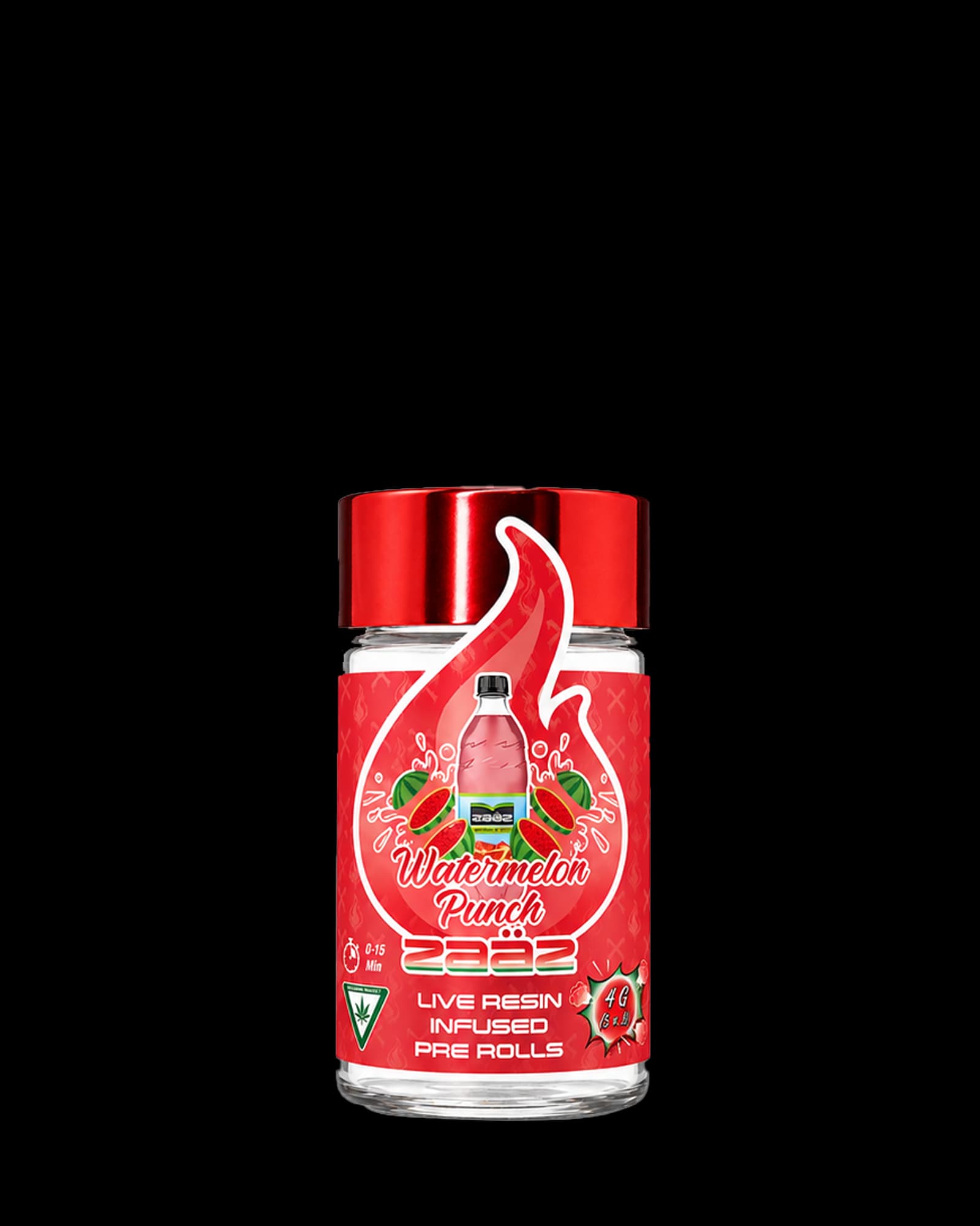 Zaaz WATERMELON PUNCH INFUSED PREROLL 5-PACK