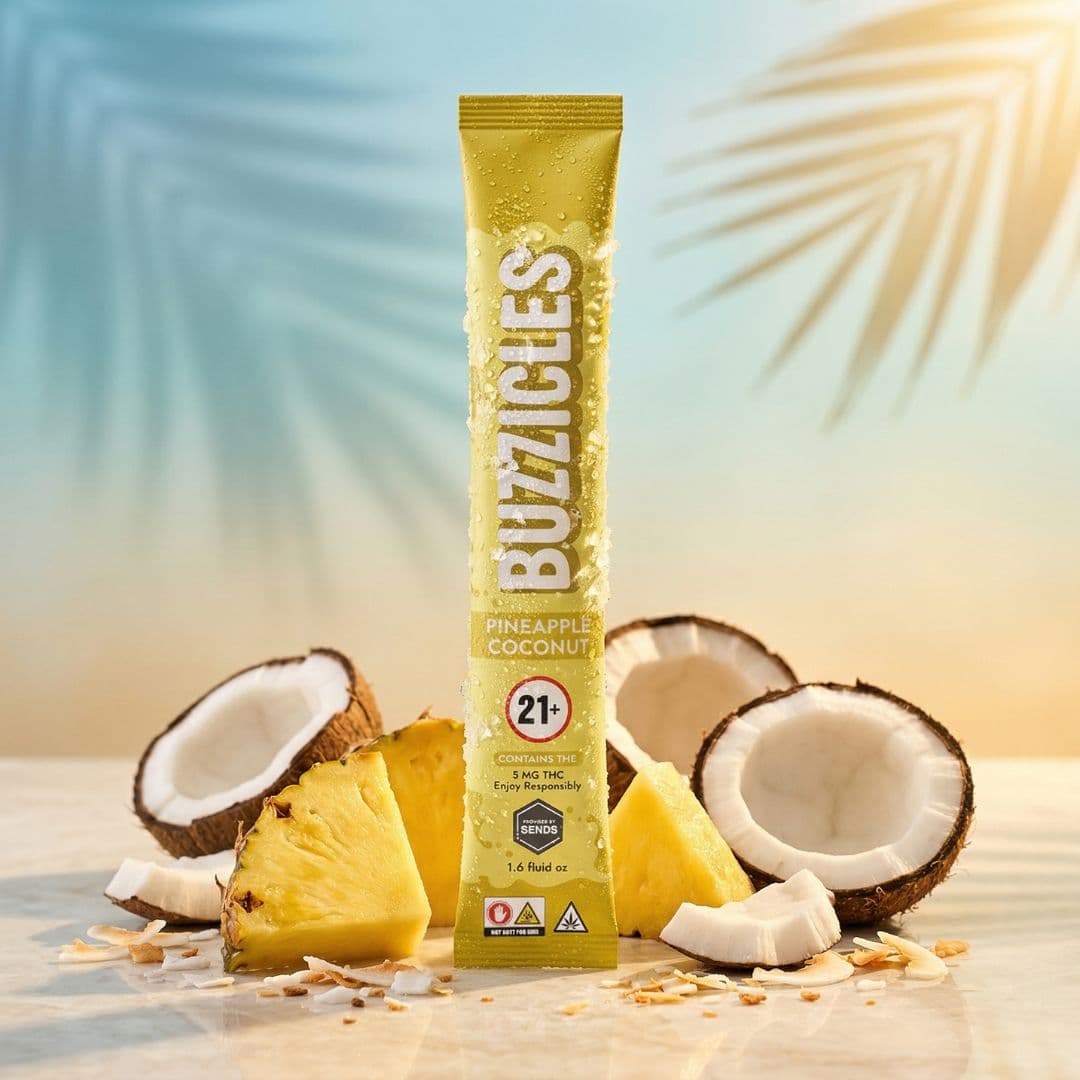 Buzzicles Pineapple Coconut Freezer Pop - 5mg 1pk Beverage