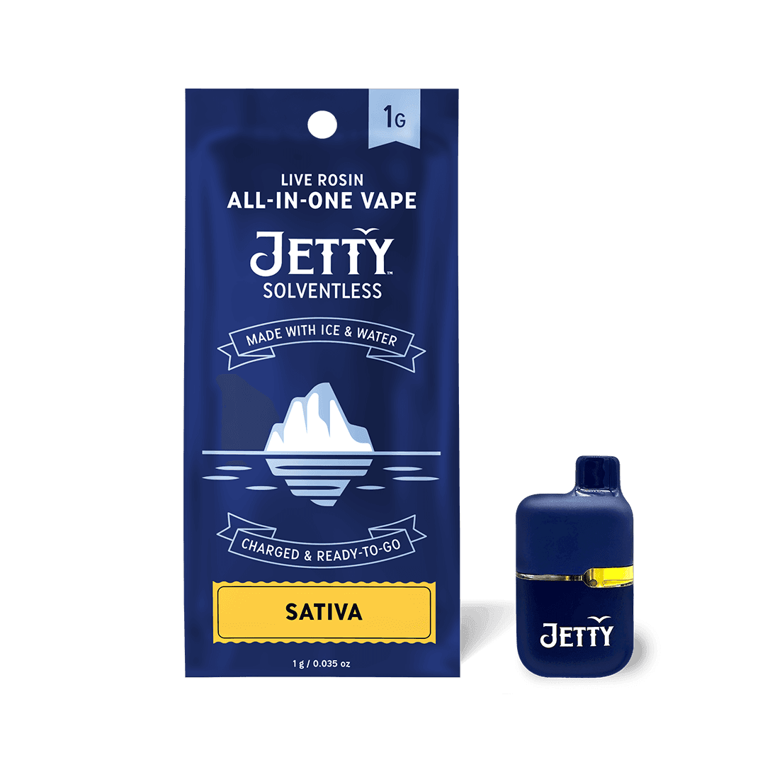 Jetty Tangerine Gas | 1g Mini Tank Solventless Live Rosin AIO