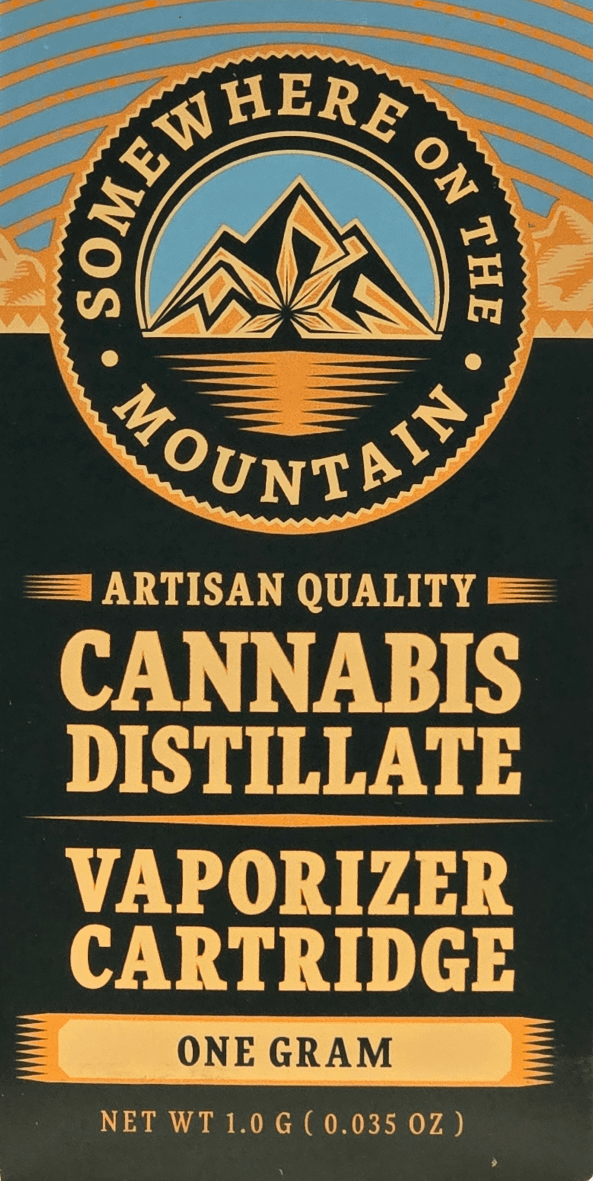 Somewhere On The Mountain SOTM - Jack Herer Vape Cartridge