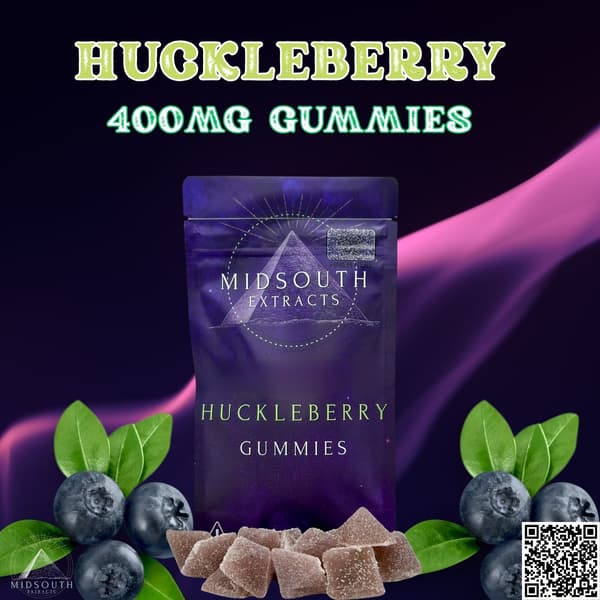 Midsouth Extracts Huckleberry - Gummies 1000mg - 10pk