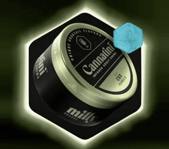 Cannatini Sour Tsunami Blue Hawaiian 1:1 CBD Chews 5mg x 20pk