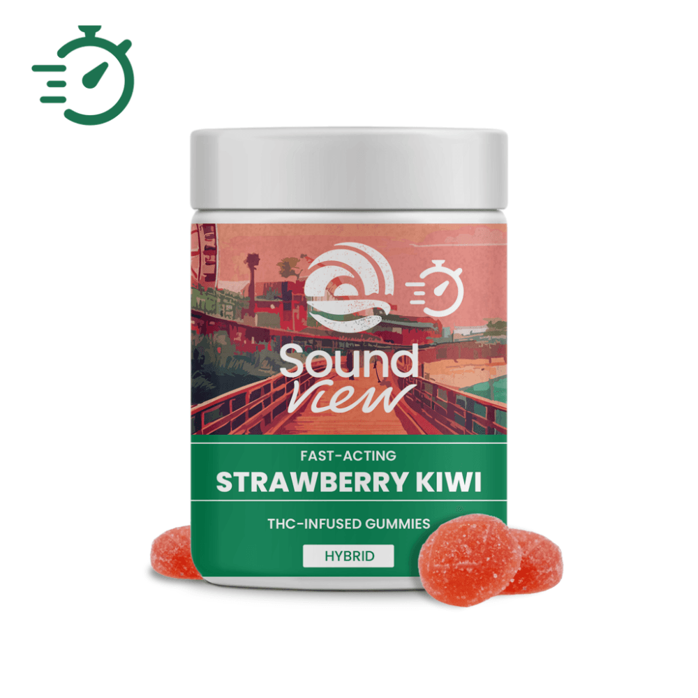 SoundView SoundView Fast-Acting Strawberry Kiwi Gummies T99.8mg H 00261