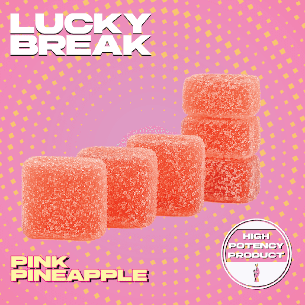 Lucky Break Pink Pineapple Lucky Chews 0122