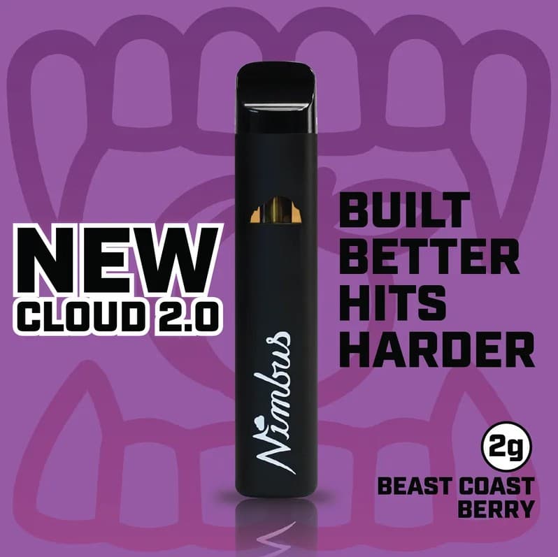 Nimbus Beast Coast Berry | Distillate Disposable