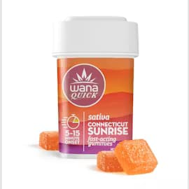 Wana Wana Quick Sativa Connecticut Sunrise Fast-Acting Gummies 00521