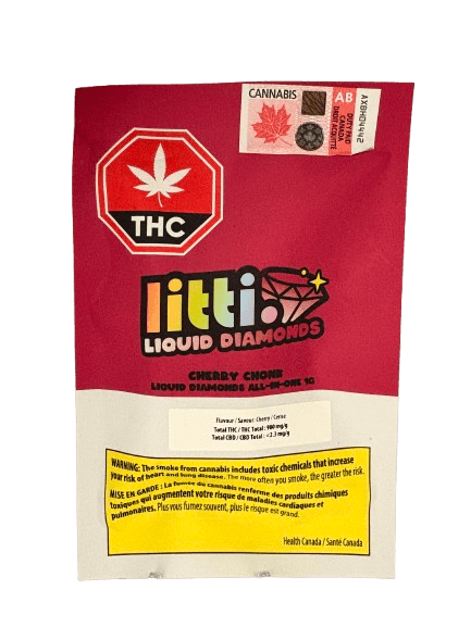 LITTI Cherry Chonk Liquid Diamonds Disposable Vape