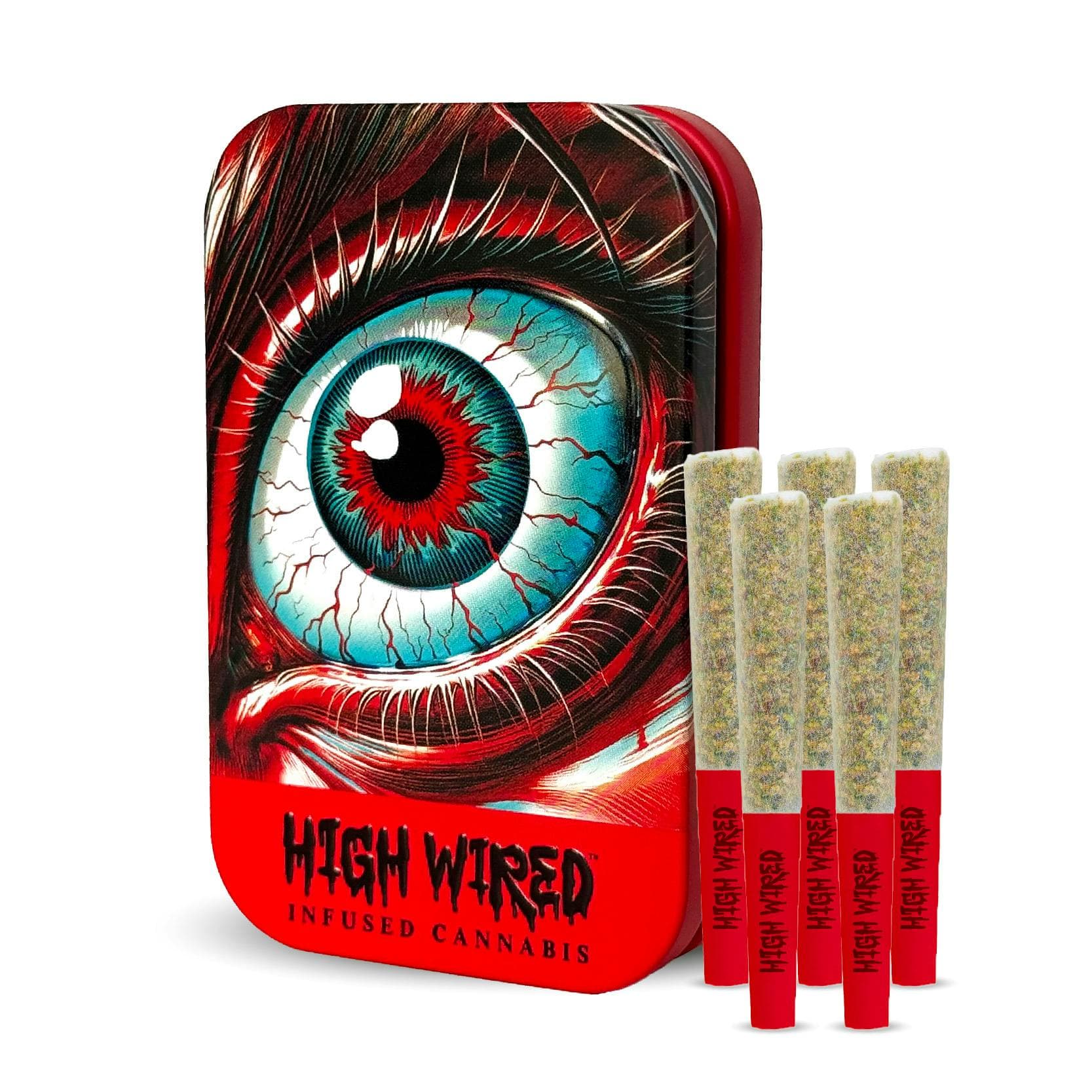 High Wired High Wired Pre-Roll 5pk/1.75g Infused- Garlic Cookies
