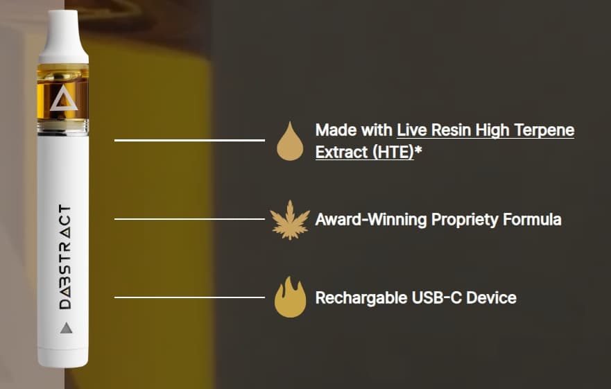 Dabstract Blueberry Haze Live Resin HTE All-in-One Device | 1g