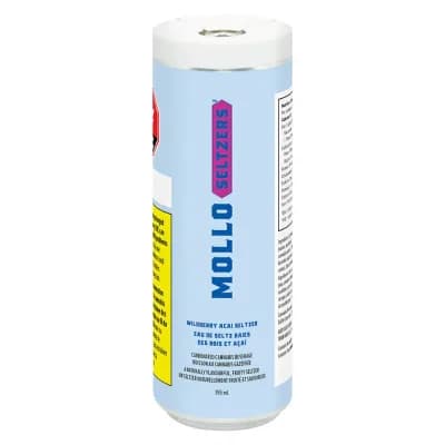 Mollo Mollo Wildberry Acai Seltzer 355ml