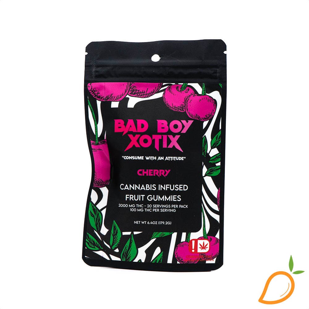 Bad Boy Xotix 2000mg Cherry Gummies Bad Boy Xotixs