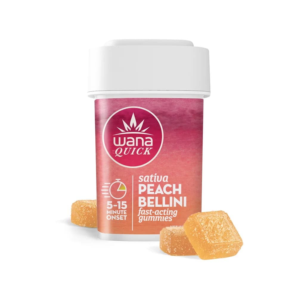 Wana Peach Bellini (S) Fast Acting Gummies (4.85mg 20pk) C0060000506