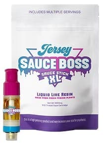 JERSEY SAUCE BOSS Rainbow Belts 2.0 Live Resin - Cartridge - 1g