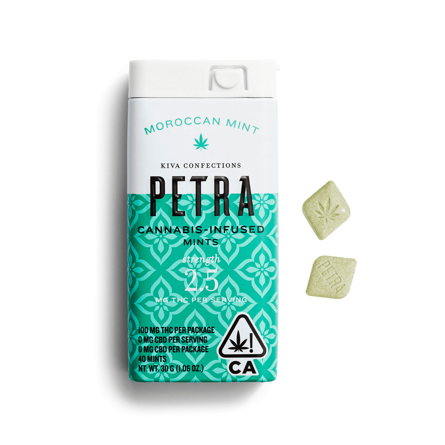 Petra Mints THC EDIBLE - MOROCCAN MINT - 100MG
