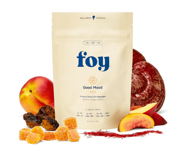 Foy Peach | Good Mood | 1:1:1 THC:CBD:CBC | 20mg