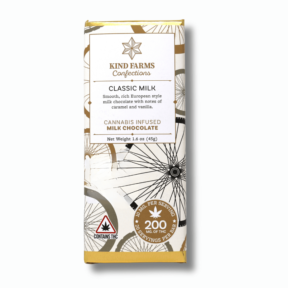 Kind Farms Reserve Milk Chocolate Bar 200mg