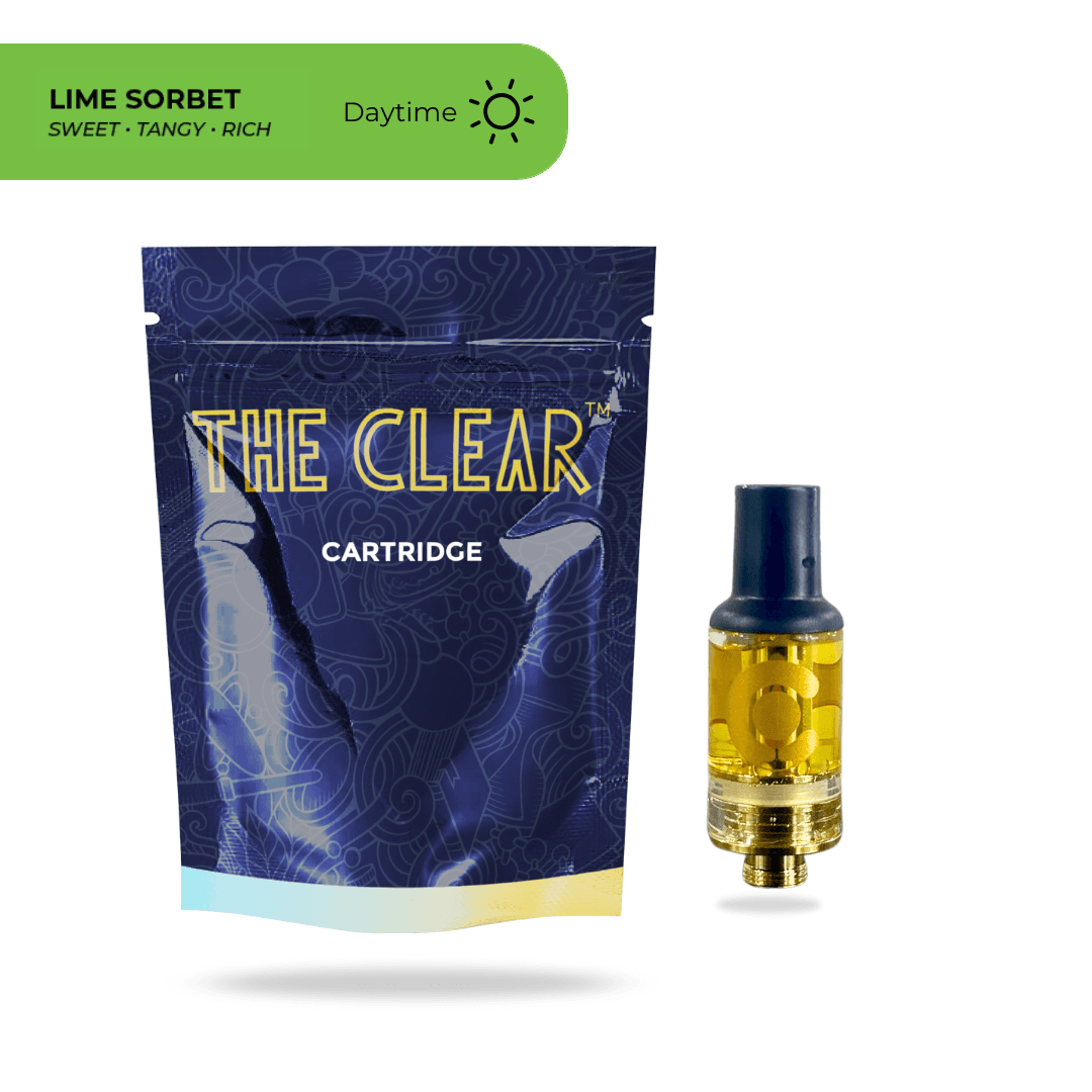 The CLEAR The Clear Elite - Vape Cart - Threaded - Lime Sorbet - Hybrid - 0.5G
