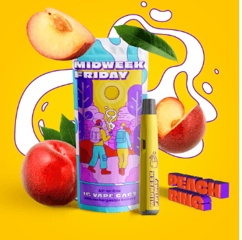 IESO - Midweek Friday Disposable Pen Peach Ring | 1000mg