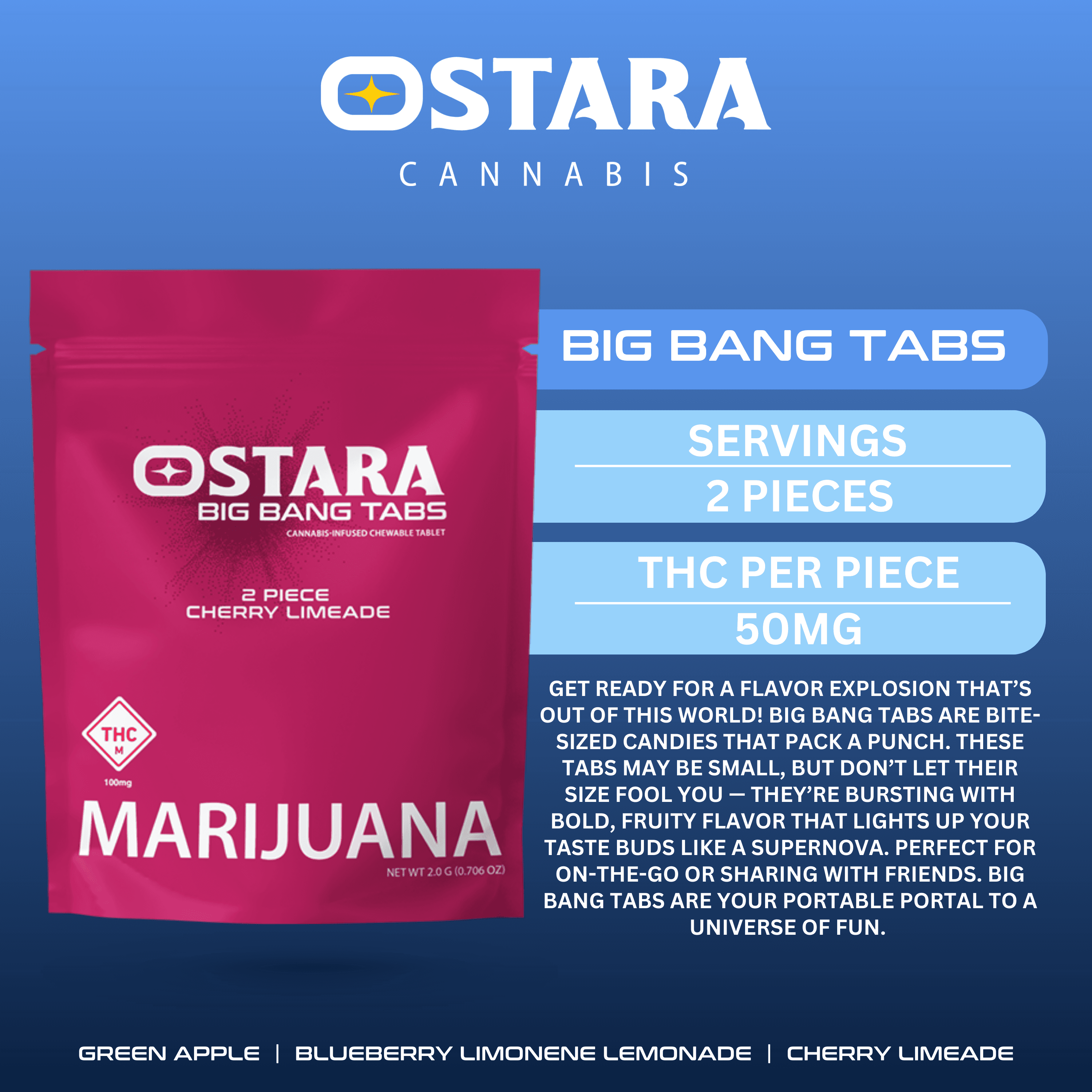 Ostara Cannabis Cherry Limeade [2pk] (100mg)