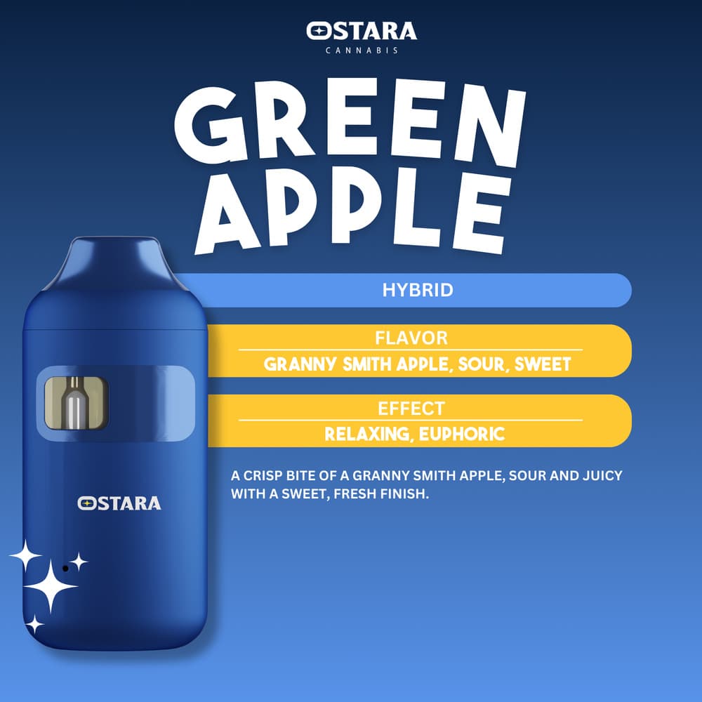 Ostara Cannabis Green Apple [1000mg]