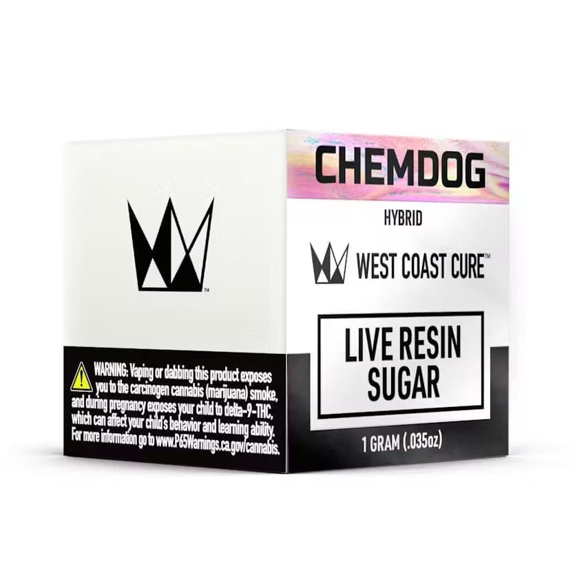 West Coast Cure CONCENTRATE (LIVE RESIN SUGAR) - - HYBRID - CHEMDOG