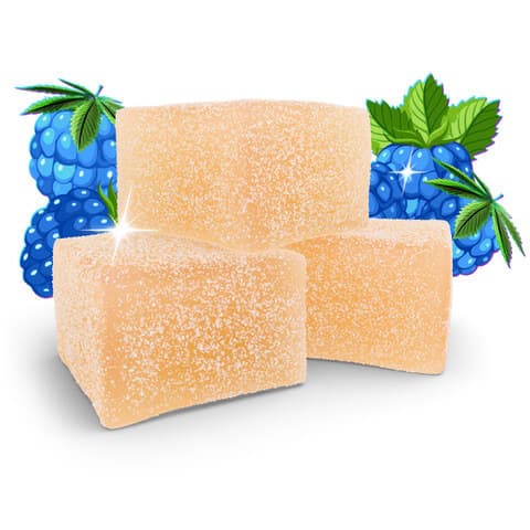 Jungle Boys Blue Raspberry - 100mg Distillate Chews 10pk