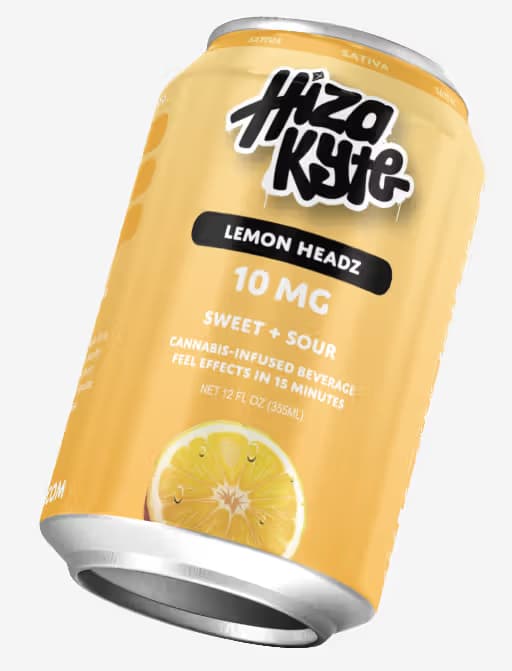 Hiza Kyte Lemon Headz - 10mg THC Infused Terps - 12oz