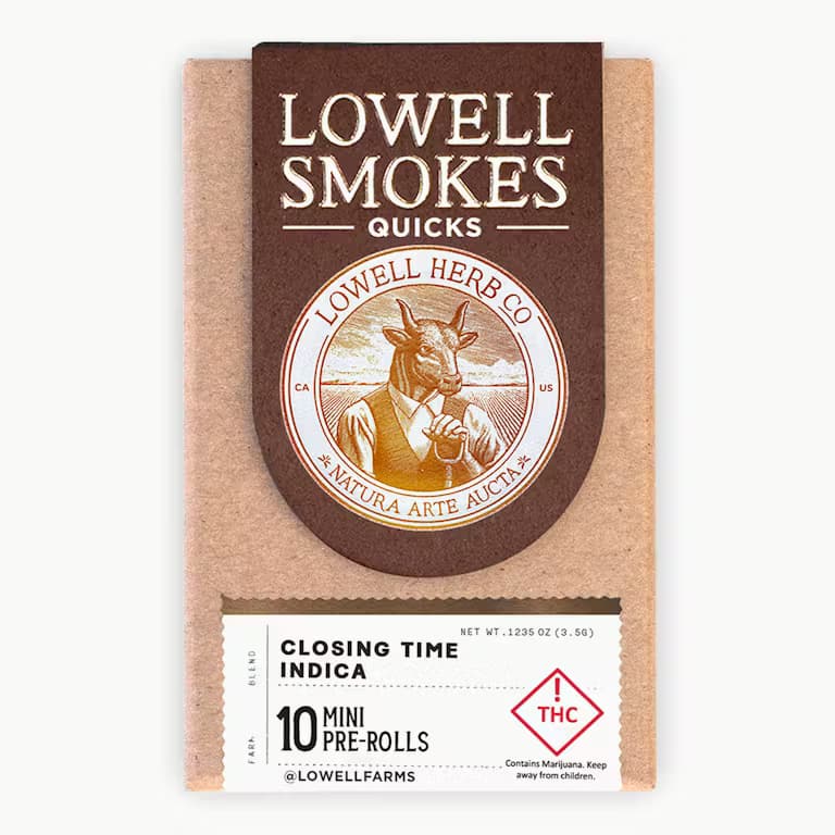 Lowell Herb Co. LOWELL SMOKES | CLOSING TIME | PREROLL PACK | 0.35G 10PK - 3.5 G
