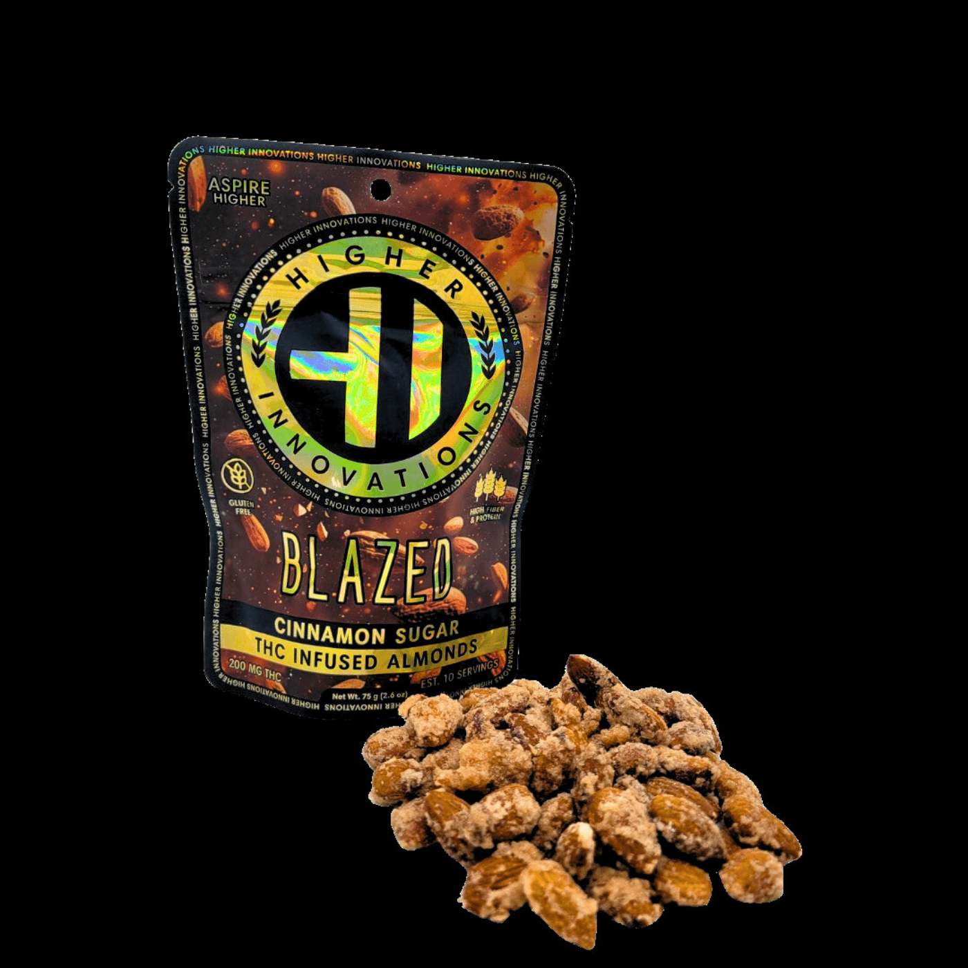 Higher Innovations Cinnamon Sugar Almonds | 200mg