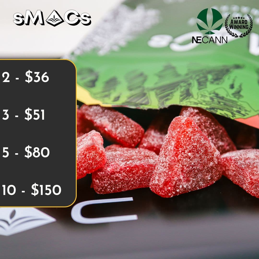 MAC Raspberry Watermelon 1:1 CBD 5mg 20pk sMACs