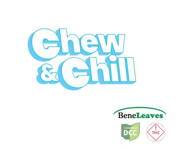 Chew & Chill Sour Blue Razzberry Gummies [2:1 THC:CBN] 10pk - 398514