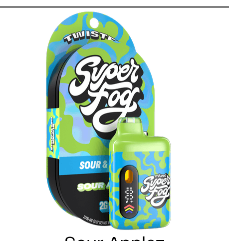 Super Fog TWISTED Liquid Diamonds 2g Jefé Plus - Sour Applez