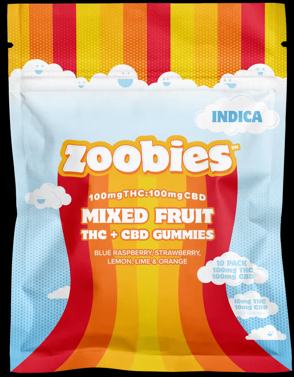Zoobies Mixed Fruit | 1:1 THC:CBD | Sativa