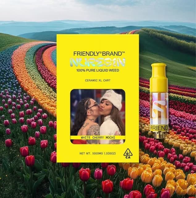 Friendly Brand White Cherry Mochi | 1g Cured NURESIN Cartridge