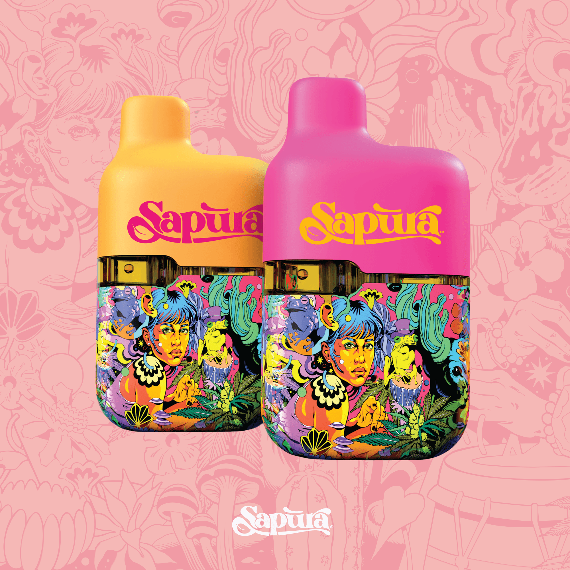 Sapūra Blue Jolly Disposable Vape 1g (I)
