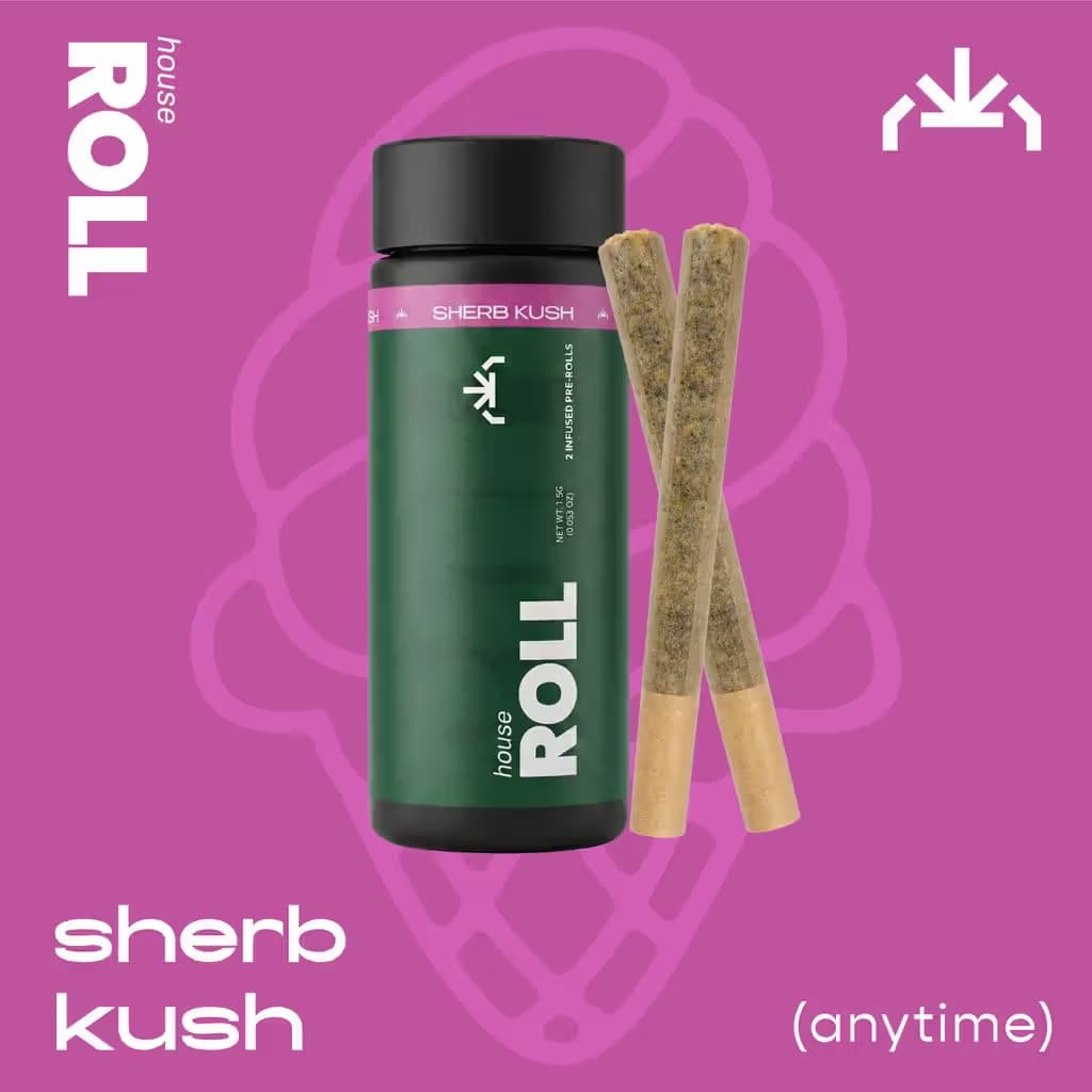 House Roll House Roll Sherb Kush 1.5g/2pk Multipack Infused PreRoll