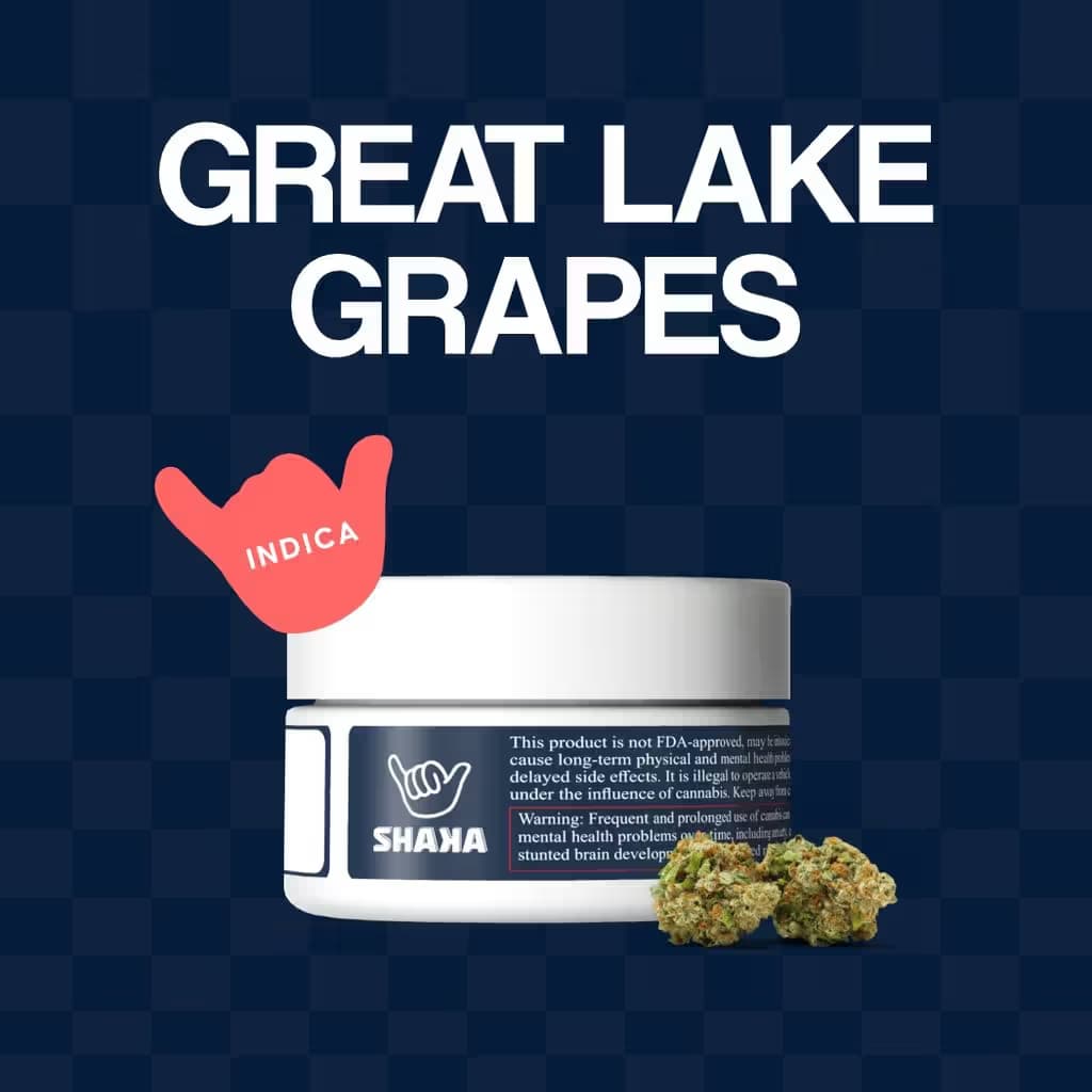 Shaka Pre-Roll 1g Great Lake Grapes (GRA) (I) - 00095