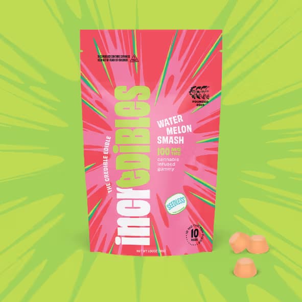 (inc)edibles Watermelon Smash Gummies | T82mg | 00960 | 20pk"