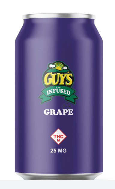 Guys'Guys Soda | Grape 25mg