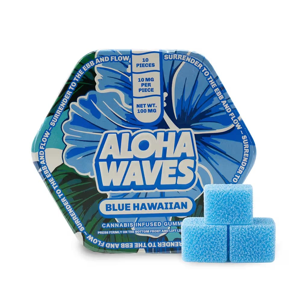 Aloha Waves Aloha Waves Blue Hawaiian 10pk 10mg Gummies