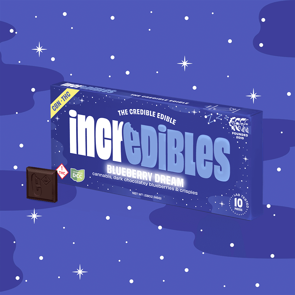 incredibles Blueberry Dream +CBN (I) (10pk) 110mg