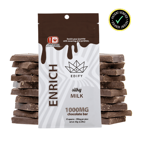 Edify 1000mg THC Milk Chocolate Bar