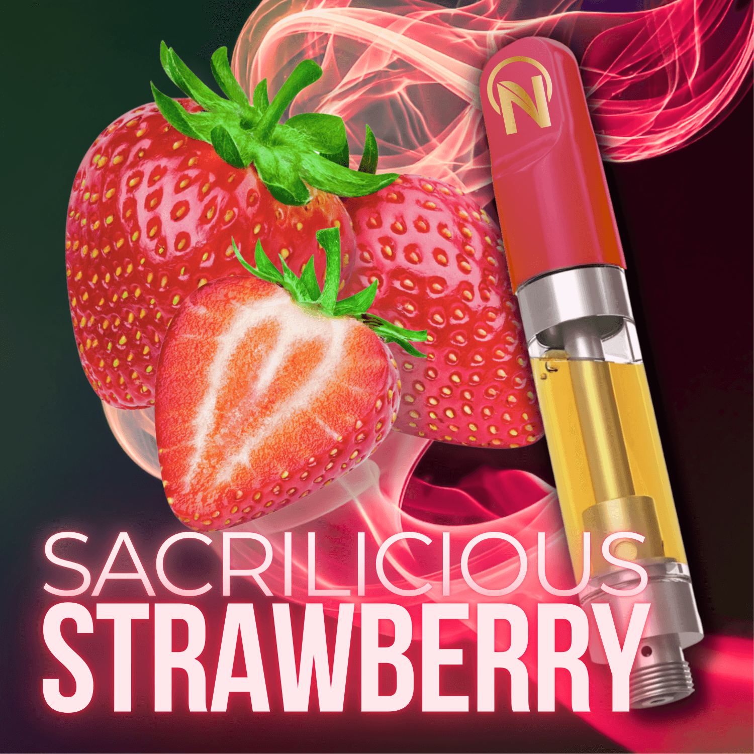 Nimbus 1000mg Vape Cart |Sacrilicious Strawberry