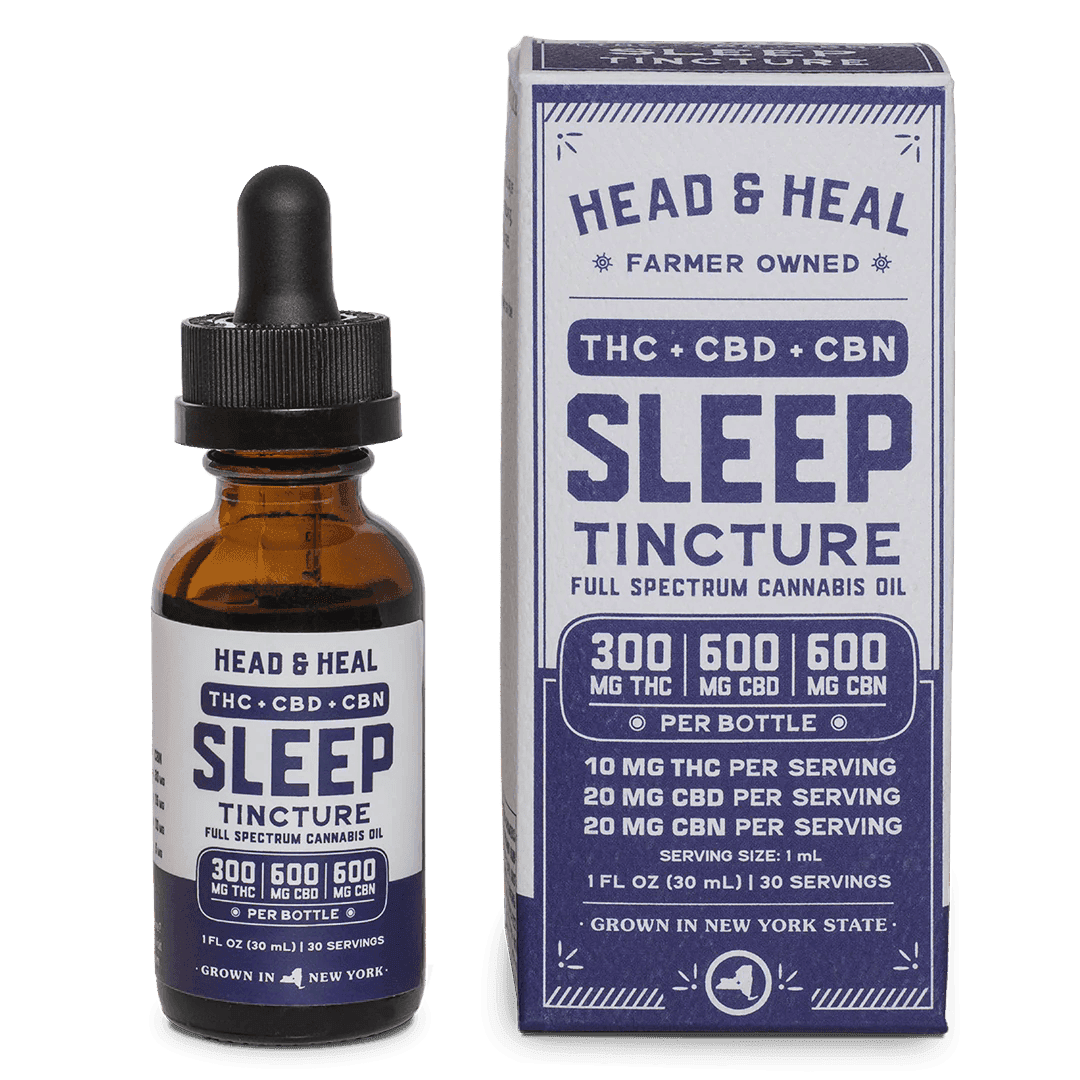 Head & Heal Sleep Tincture [30ml] (300mg THC/600mg CBD/600mg CBN)